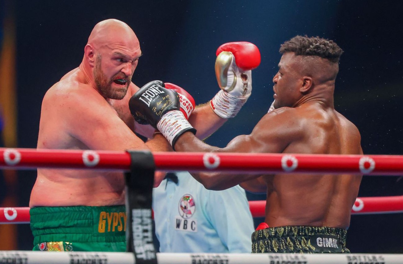 Tyson Fury and Francis Ngannou 1